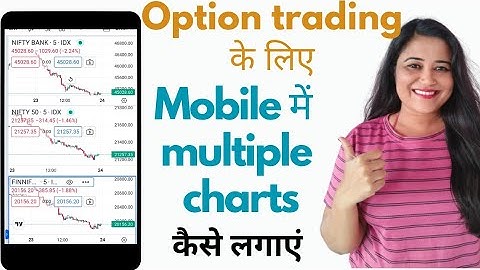multiple charts on one screen on mobile for trading || mobile me multiple charts kaise lagaye