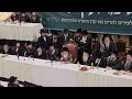 The Shita Hakdosha Viznitz Merkaz Rebbe Speaking At The Kabbolas Ponim In Lakewood NJ For Him