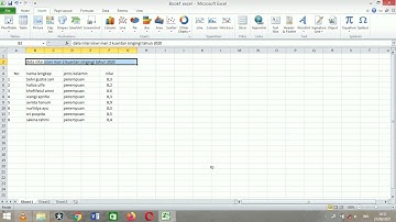 Fungsi dan cara menggunakan Wrap Text dan Merge cell pada Microsoft Excel