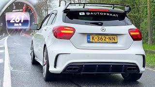 Mercedes A45 Amg 381Hp | 0-250 Acceleration Top Speed & Sound