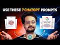 Use These 7 Chat GPT Prompts to Crack Any Job Interview
