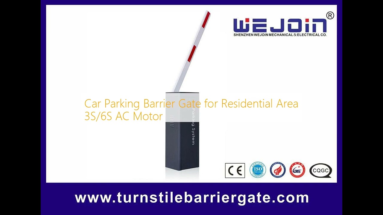 Fast Parking Barrier Gate 3S 6S Residential Security