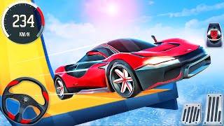 GT Car Stunts Racing Simulator 3D - Impossible Mega Ramp Sports Car Driver - Android GamePlay screenshot 5
