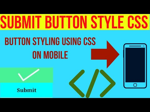 Submit button style using CSS | CSS button | Button styling using CSS on mobile
