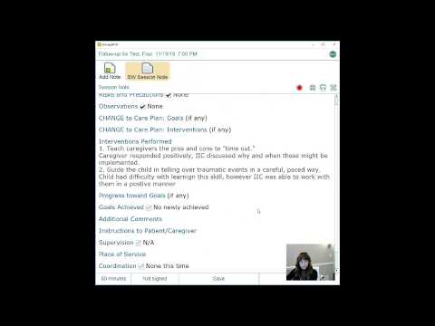 Progress Notes for Follow Up