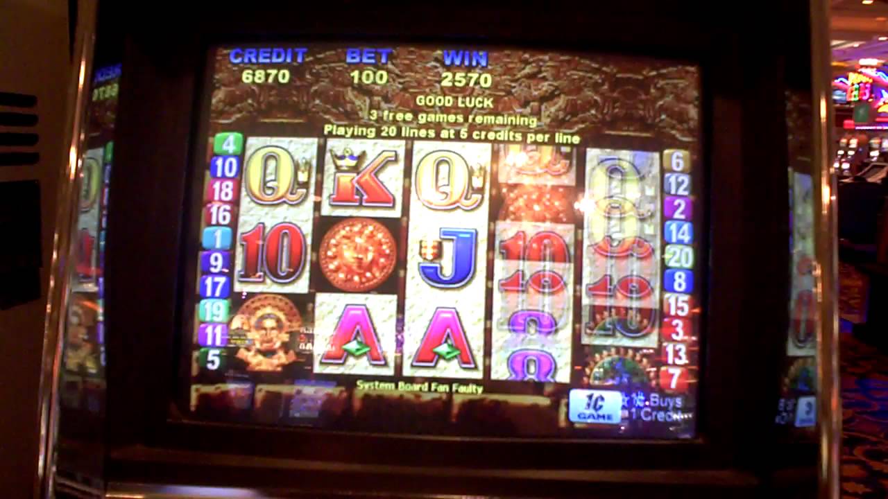 Slot bonus win on Inca Riches - YouTube