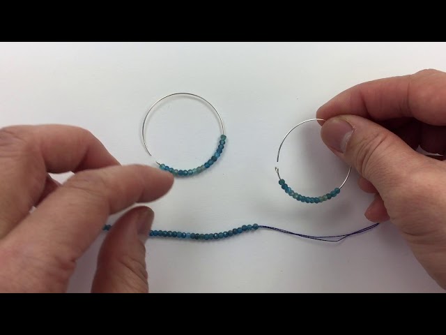 How Attach an Earring Hook Directly to Bead Weaving — Beadaholique