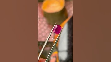 Siêu phẩm ruby facet đỏ huyết bồ câu 2.42 ct lh sơn dt 0977827999