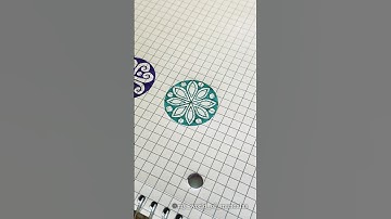 MANDALA CENTER PATTERNS | MINI MANDALAS (3/50) | Madala for beginners | Link for full video below 👇