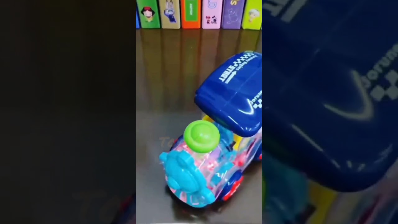 Transparent train toy | transparent train engine with lights and music | cool toy