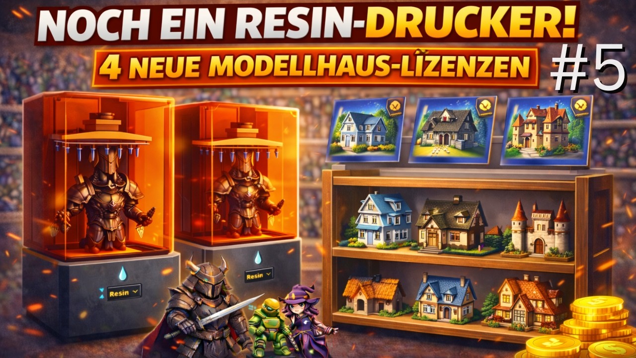 Mehr Resin-Power! Neuer Drucker & Modellhäuser im Shop | Figure Shop Simulator | Folge 5