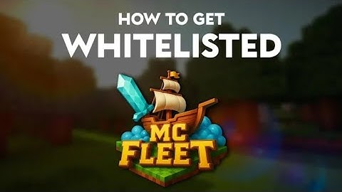 How to get whitelisted in Minecraft MC fleet server on PC😊❤️