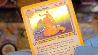 1st Edition Dragonite Crease Repair - Continued - Part 7 - Face Roller and Humidity Treatment Again