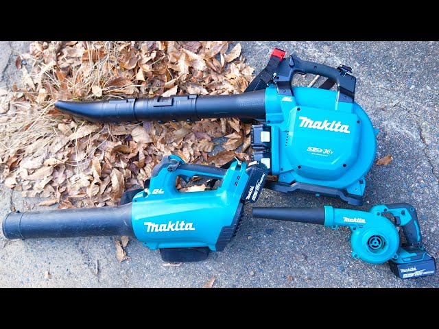 マキタ】色々なブロワで落ち葉とか飛ばしてみた【makita】Compare 18V
