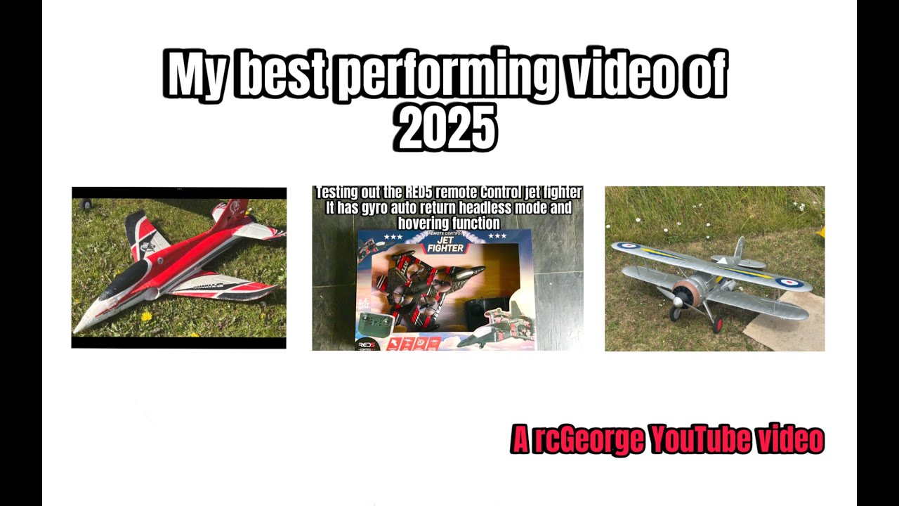 Three of My best performing rc plane videos of 2025
