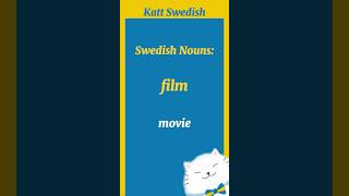 Film Movie Swedish Noun Forms