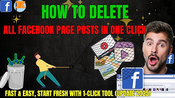 Facebook Page Bulk Video Delete In One Click | Delete All Facebook Page Posts in One Click