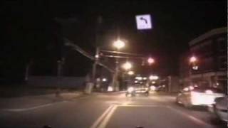 Crazy footage - Stupid thief takes van and trailer...making getaway tough!