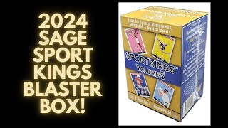 2024 SAGE SPORTKINGS VOLUME 5 BLASTER BOX! HOF SERIAL NUMBERED HIT! #sagesportkings