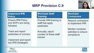 Pesticide Toxicity Control Requirements in the Municipal Regional Permit (MRP)