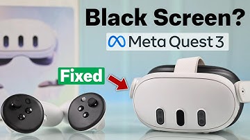 How To Fix Black Screen on Meta Quest 3!