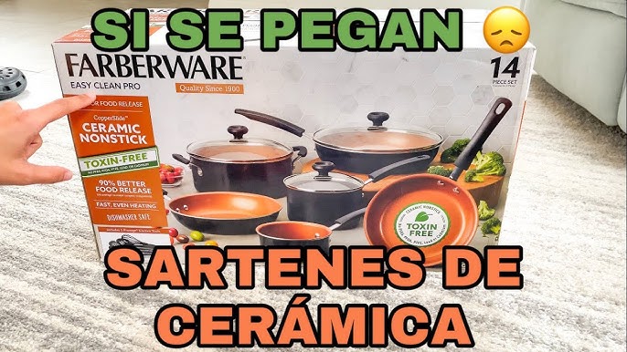 Farberware 14-Piece Easy Clean Pro Ceramic Nonstick Pots and Pans