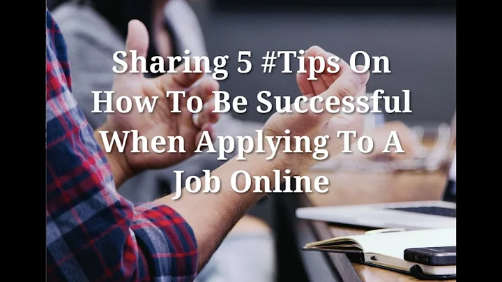 5 Tips And Advice On How To Be Successful When App...