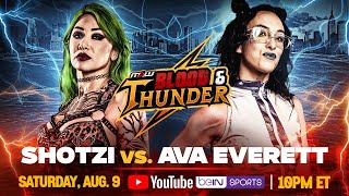 Mlw Blood & Thunder 2025 Shotzi Vs Ava Everett