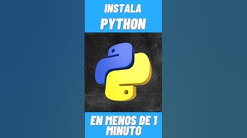 Como INSTALAR PYTHON en MENOS DE 1 MINUTO