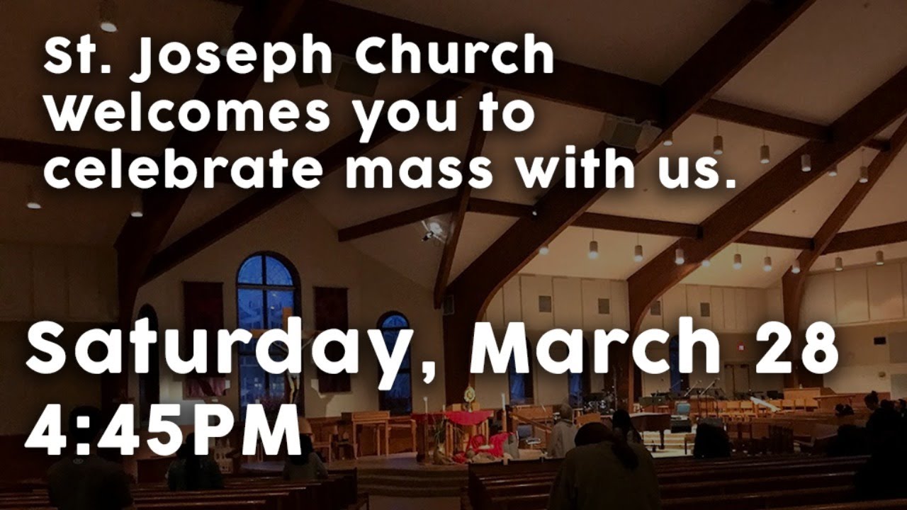 March 28 445 Mass (St. Joseph Church, Hillsborough, NJ) YouTube