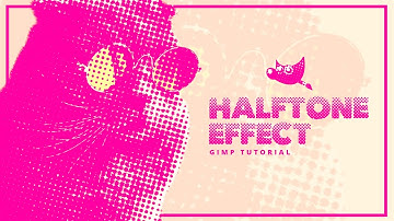 Gimp Tutorial : How to create a Halftone Effect