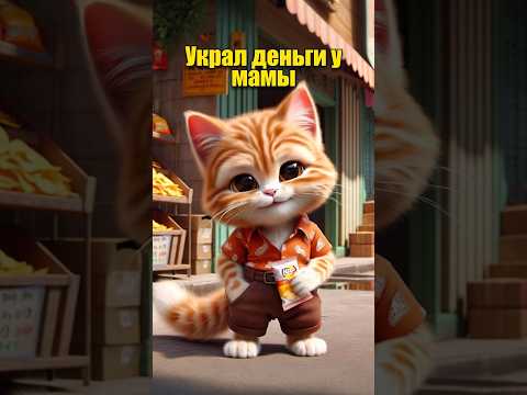 Украл деньги у мамы в нейросети | ТИТМАУС #chatgpt #нейросеть #dalle3 #котик #ии #юмор #ии