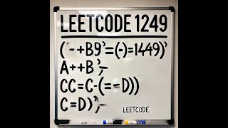 LEETCODE 1249:STACK PATTERN:efficiently Remove Invalid Parentheses to Make a String Valid