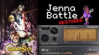Jenna Battle (Restored - Roland SC-88) - Golden Sun The Lost Age @JusteDni