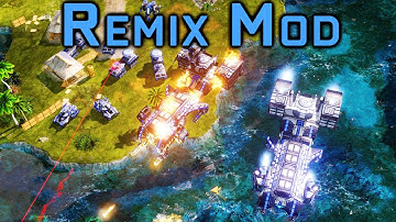 Remix Mod Gameplay [Allies] | C&C Red Alert 3