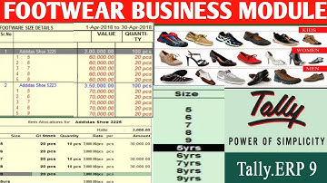 Maintain Account & inventory of FOOTWEAR business in tally |Gyan amrit