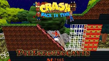 Crash Bandicoot - Back In Time Fan Game: Custom Level: The Echoing Caves By SF12345