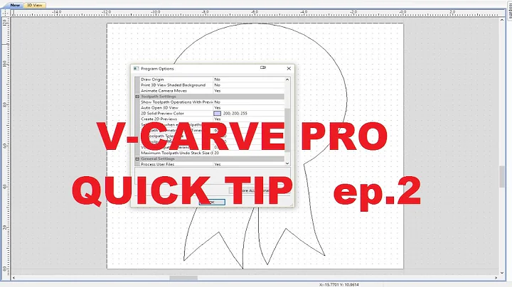 V-Carve Pro Quick Tip Ep.2 (Tolerance +more)!!