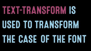 Coding for Beginners: How to change the case of text (text-transform)