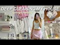 Spring clean with me  whole house deep cleaning and organization