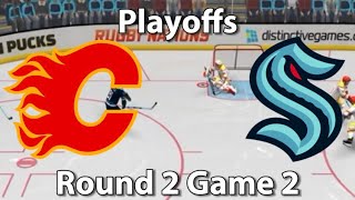 Round 2 Game 2 Calgary Flames VS Seattle Kraken (Hockey All Stars 24 & Read DESC) screenshot 5