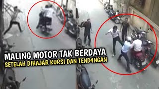 Maling Motor Masuk jebakan !! Pelaku Tertangkap Diam Tak Berdaya