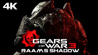 GEARS OF WAR 3: RAAM'S SHADOW All Cutscenes (Full Game Movie) 4K Ultra HD