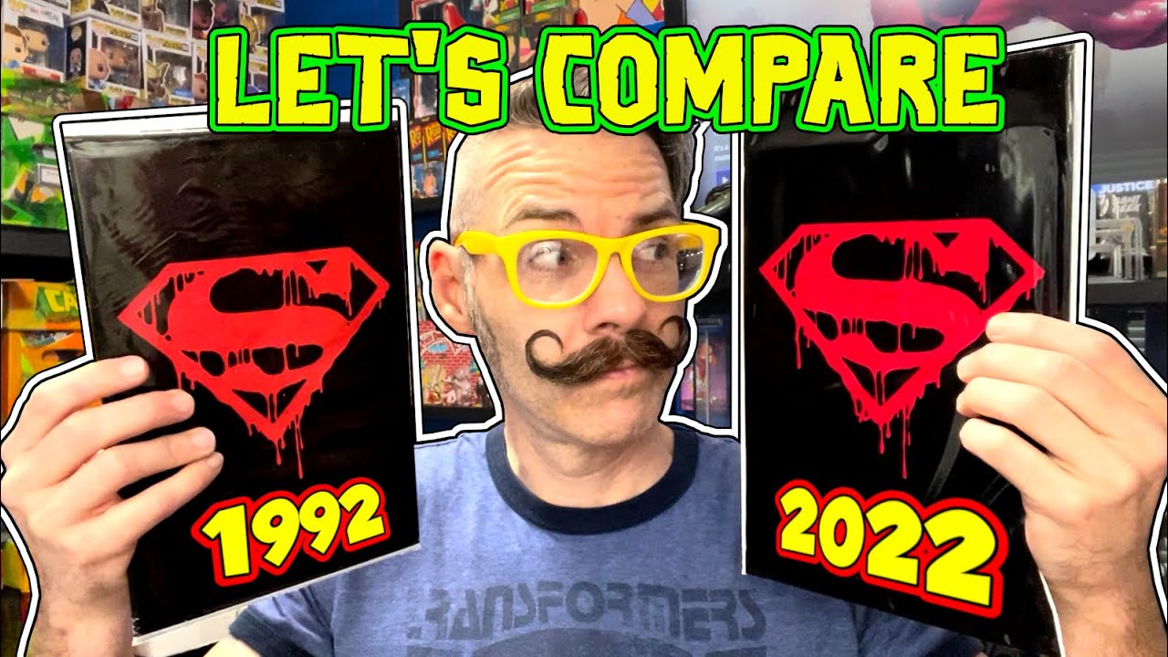 My Collection Addiction - Death Of Superman 30th Anniversary Polybag Comparison