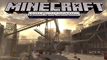 Minecraft Xbox 360: MW2 "Highrise" PvP map w/Download