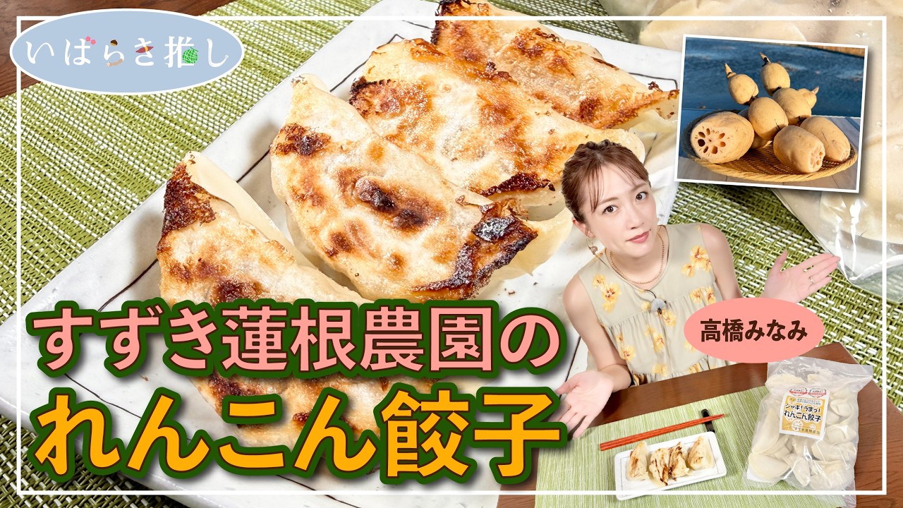 いばらき推し「すずき蓮根農園のれんこん餃子（土浦市）」【出演：高橋みなみ】