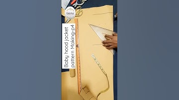 Baby hood jacket pattern Making-p4/13 #shorts