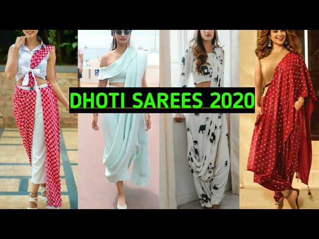 indo western saree design