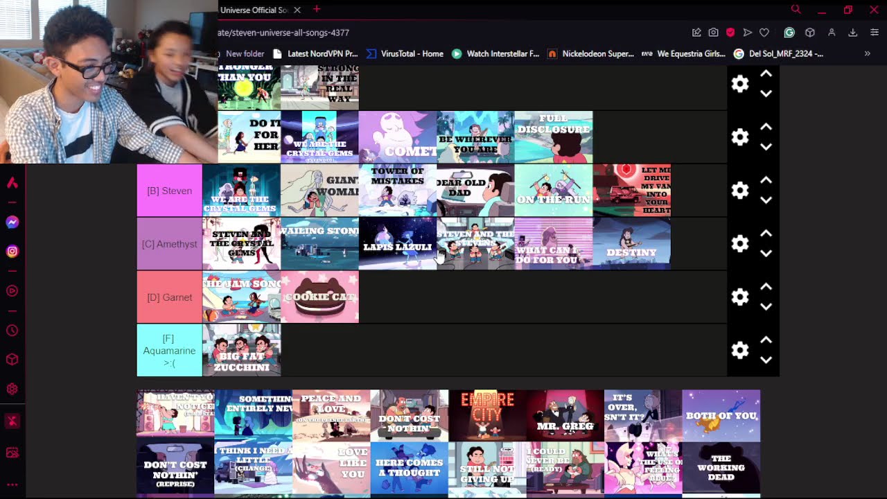 The Objectively CORRECT Steven Universe Song Ranking