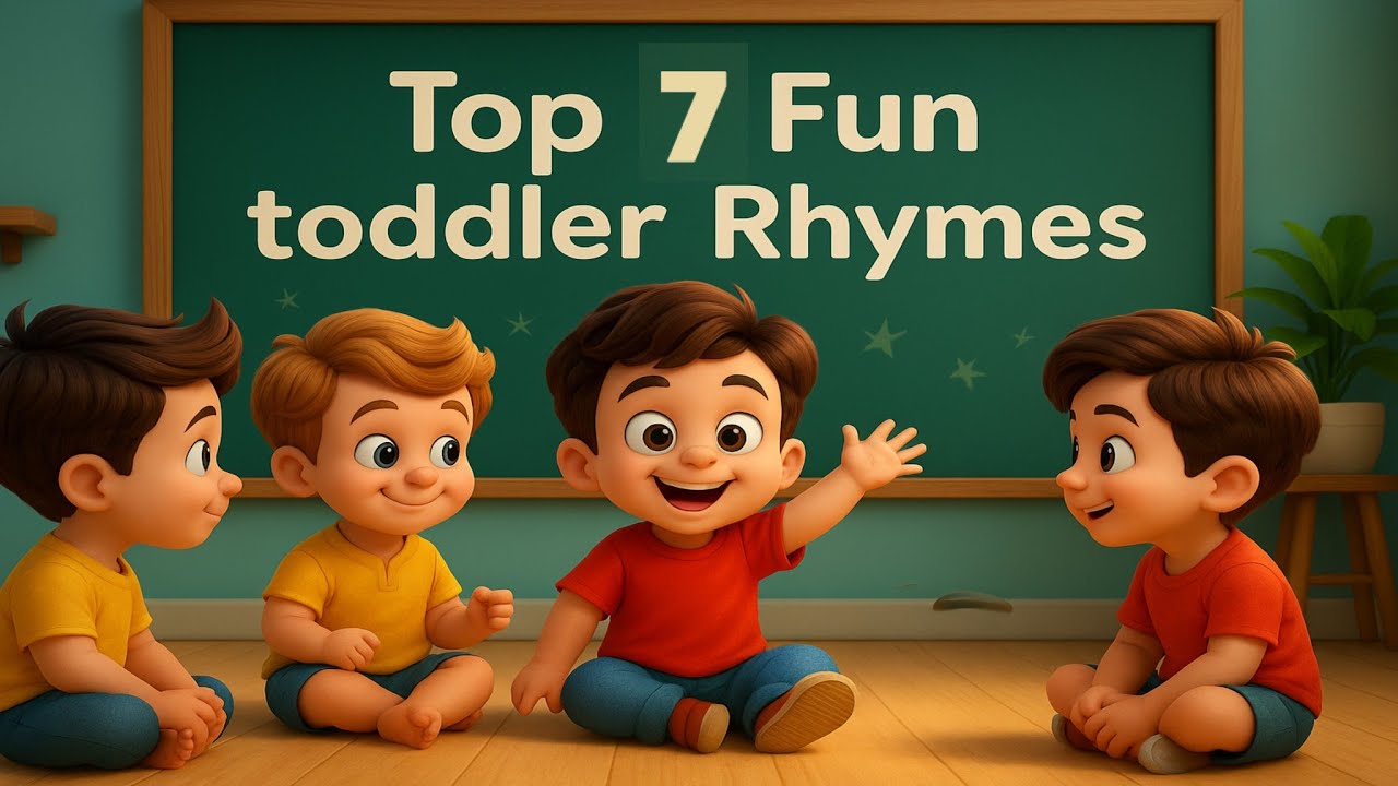 Top 7 Fun Toddler Rhymes | Nursery Rhymes For Babies & Kids Songs - YouTube
